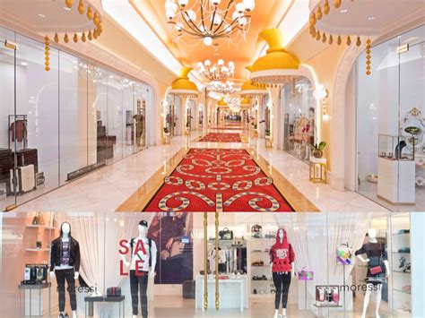 Retail Boulevard & Crystal Corridor in Okada Manila: A Shopping Oasis.